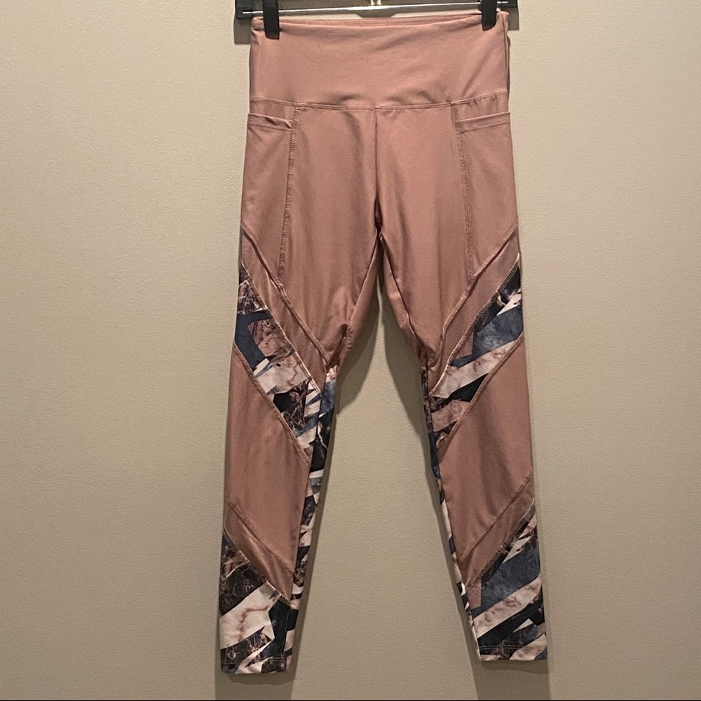 2/$20 Bally Pretty Pink Athletic Tights Leggings Small S